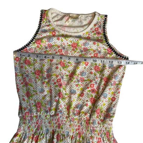 Matilda Jane Hello Lovely In the Garden Floral Peplum Tank Top Girls Size 10 - Picture 6 of 12